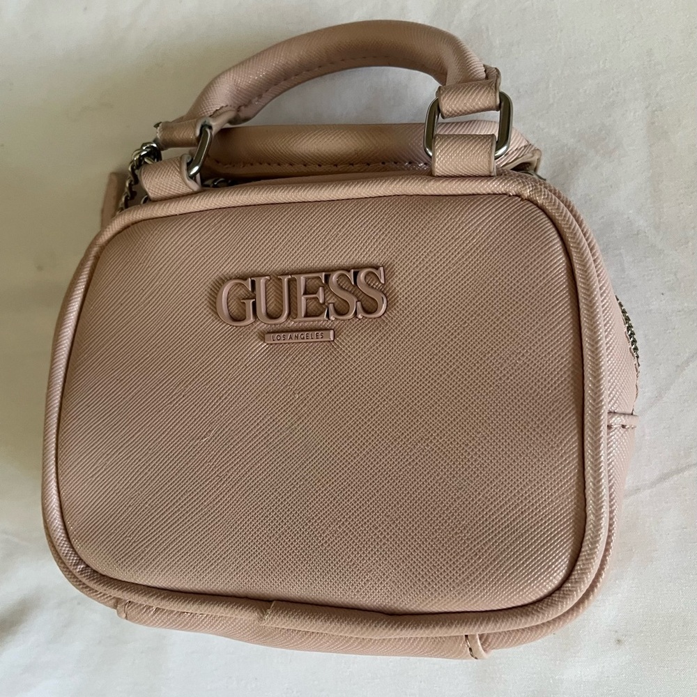Hostess Pick 🔥 Guess Pink Mauve Mini Handbag Crossbody - Picture 10 of 15
